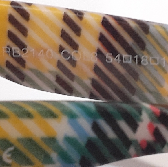 RayBan wayfarer plaid sunglasses - Picture 5 of 8